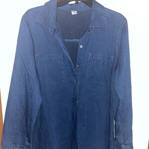 Old Navy Classic Blue Denim Shirt